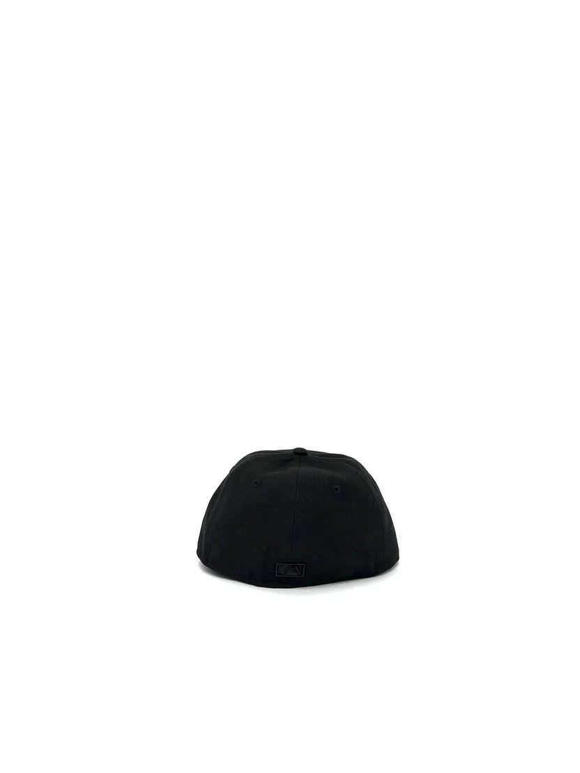 NEW ERA "ATLANTA BRAVES BLACK ON BLACK 59FIFTY"