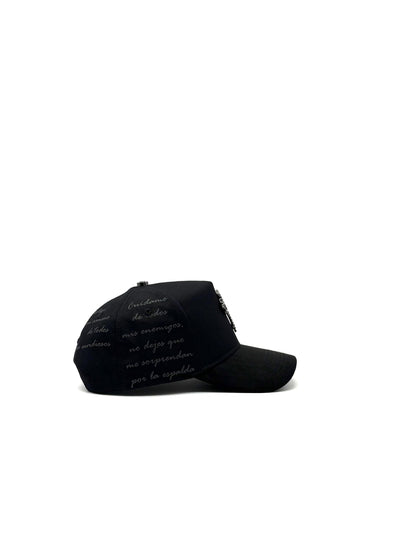 CAPS FANS  "CHROME CROSS BLACK"
