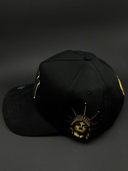 KEVIN HATS NY CRYSTALS GOLD