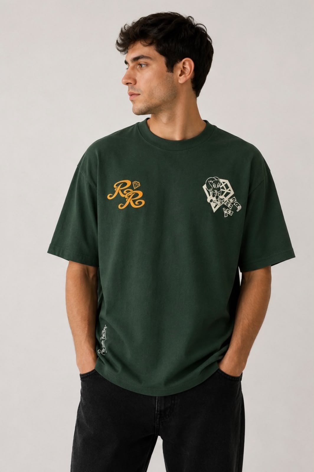 PLAYERA RICHIE RICH "DIAMONDS & MONOGRAM "