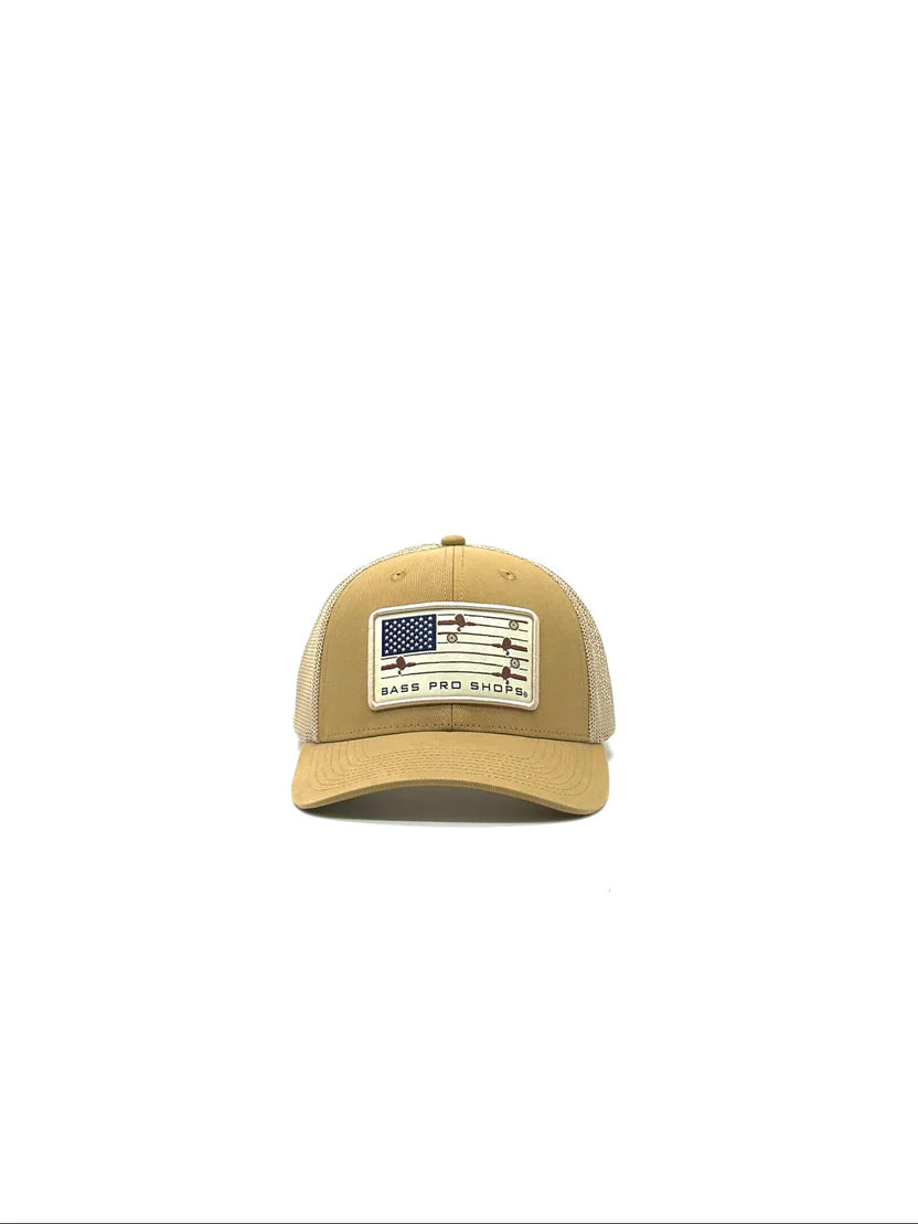 BASS PRO SHOPS "FISHING ROD FLAG KHAKI"