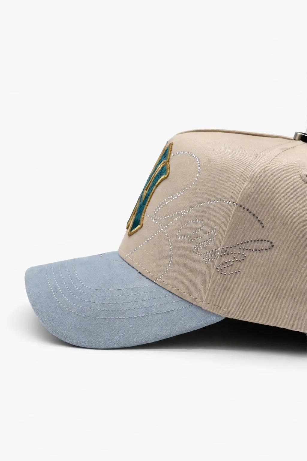 CAPS FANS "NEW YORK NY CRISTALS LIGHT BLUE"
