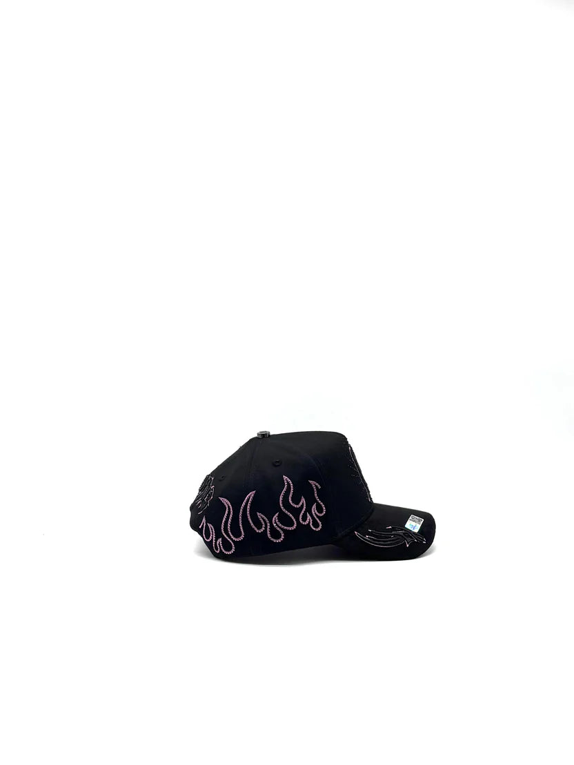 CAPS FANS "NY FIRE BLACK/PINK"