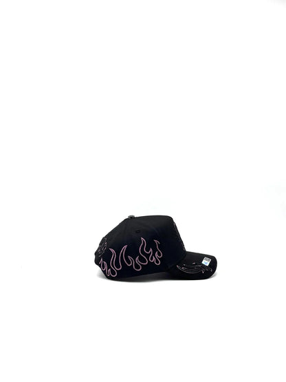 CAPS FANS "NY FIRE BLACK/PINK"