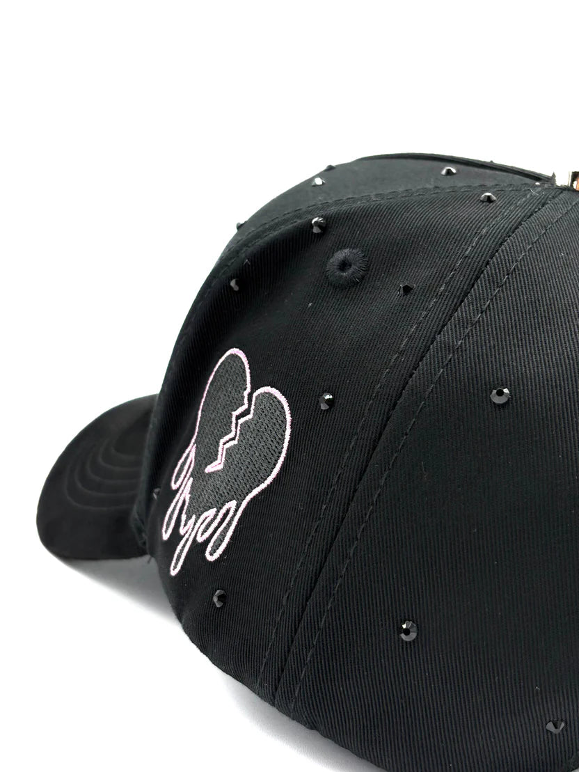 CAPS FANS "JUNIOR H BLACK/PINK CRYSTALS EDITION"