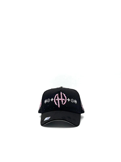 CAPS FANS "JUNIOR H BLACK/PINK CRYSTALS EDITION"