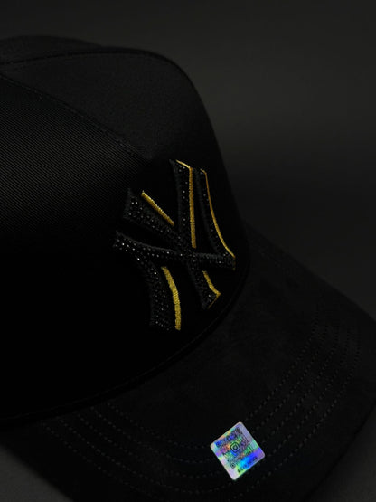 KEVIN HATS NY CRYSTALS GOLD