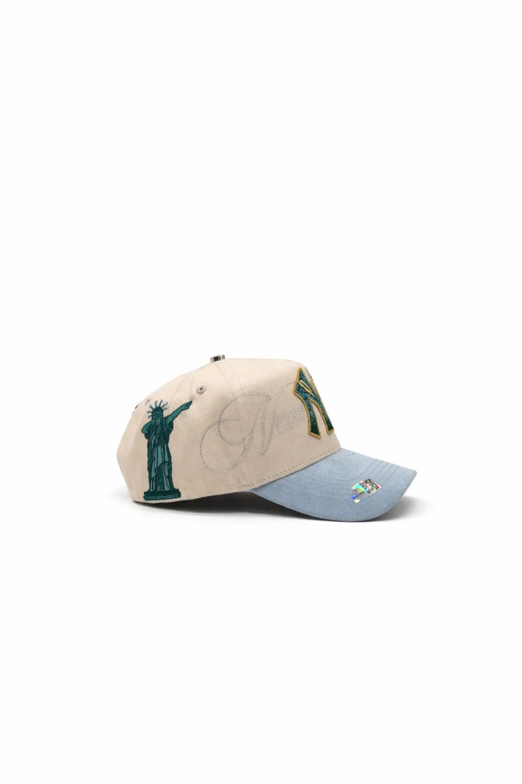 CAPS FANS "NEW YORK NY CRISTALS LIGHT BLUE"