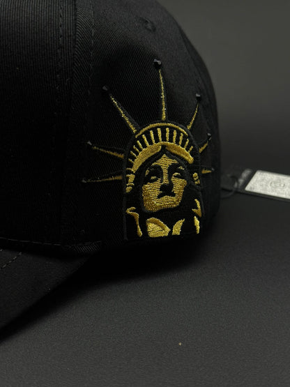 KEVIN HATS NY CRYSTALS GOLD