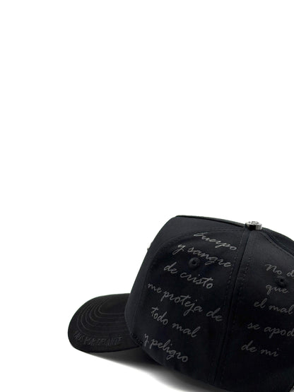 CAPS FANS  "CHROME CROSS BLACK"