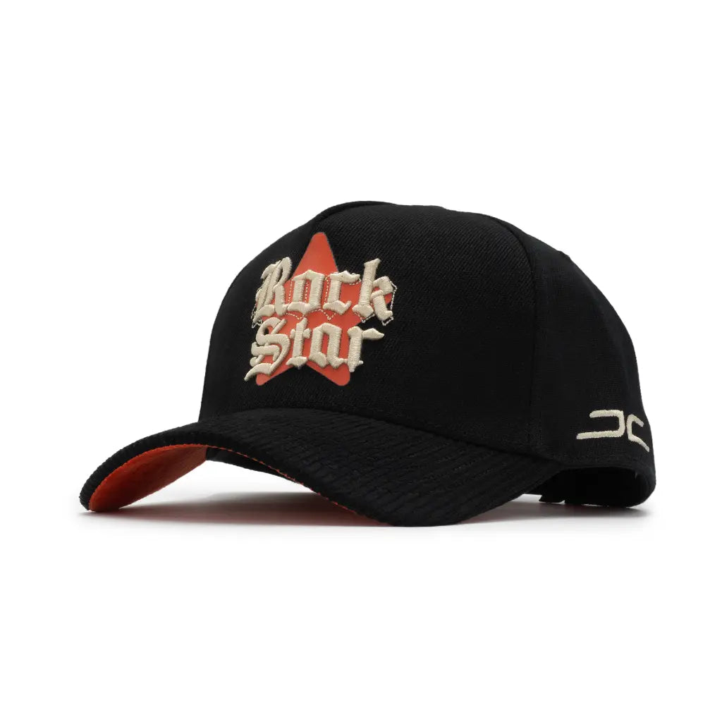 JC HATS "ROCK STAR BLACK"