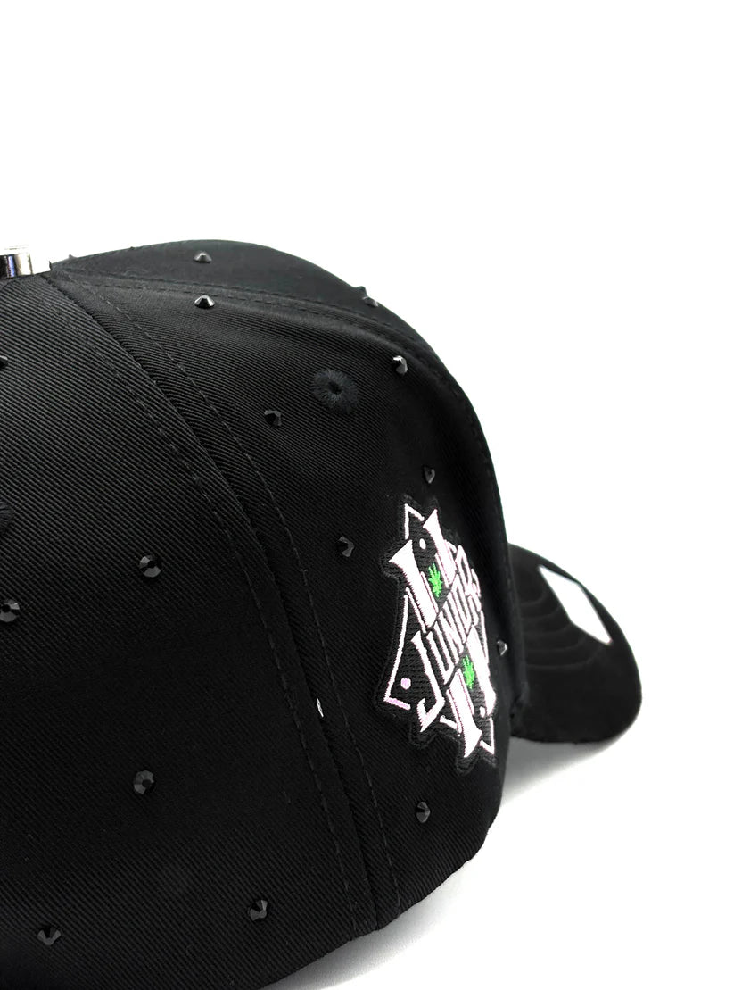 CAPS FANS "JUNIOR H BLACK/PINK CRYSTALS EDITION"