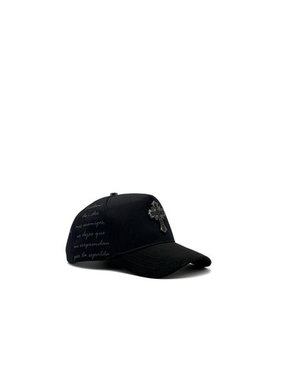 CAPS FANS  "CHROME CROSS BLACK"