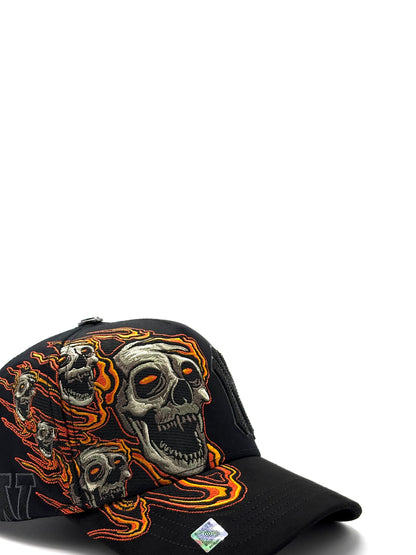 BIG BOSS X KEVIN HATS "NY SKULL FLAME"