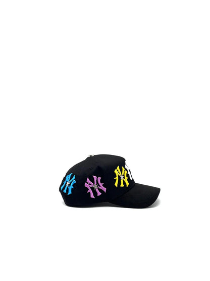 STAR HATS CLUB "NY BLACK RAINBOW ALL AROUND"