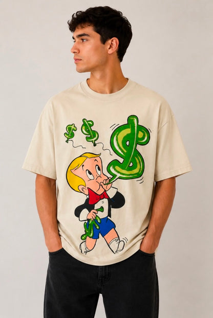 PLAYERA RICHIE RICH "MONEY BALLON"