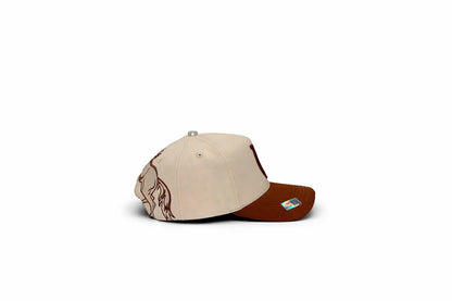 CAPS FANS "HERRADURA BEIGE/CAFÉ"