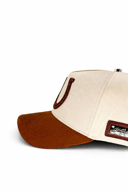 CAPS FANS "HERRADURA BEIGE/CAFÉ"