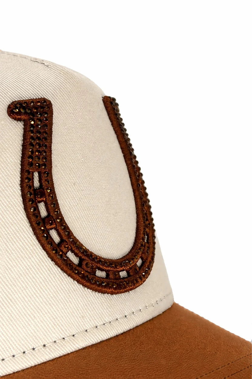 CAPS FANS "HERRADURA BEIGE/CAFÉ"