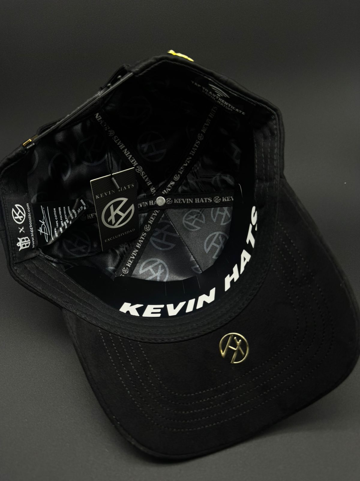 KEVIN HATS NY CRYSTALS GOLD