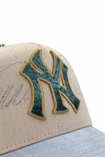 CAPS FANS "NEW YORK NY CRISTALS LIGHT BLUE"