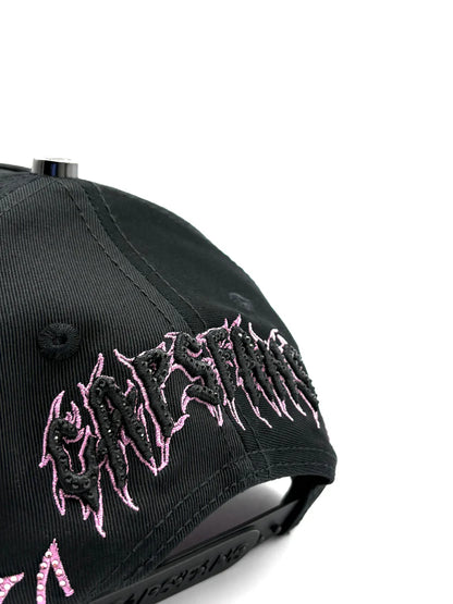 CAPS FANS "NY FIRE BLACK/PINK"