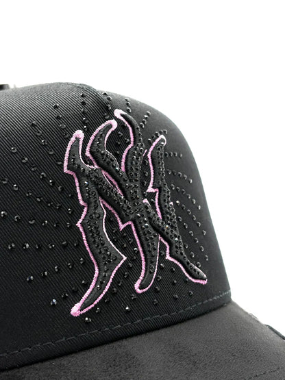 CAPS FANS "NY FIRE BLACK/PINK"