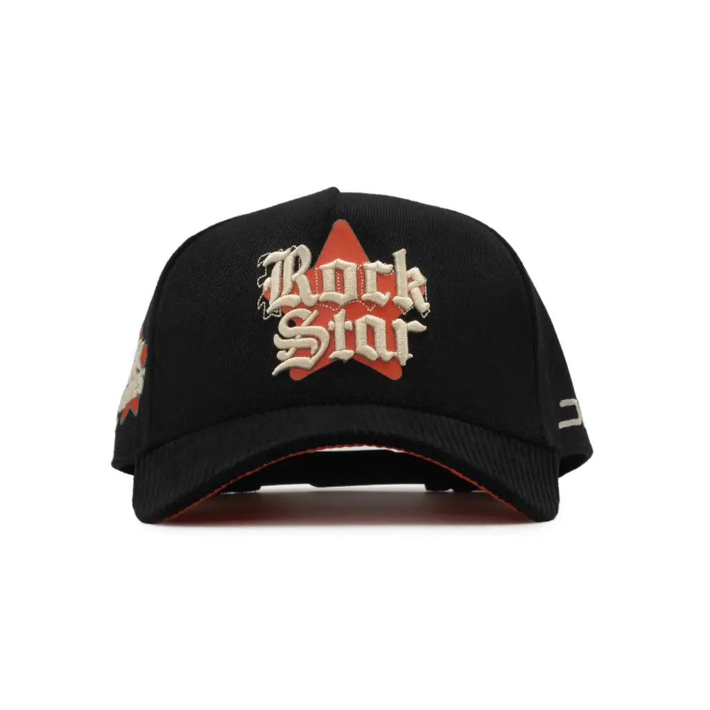 JC HATS "ROCK STAR BLACK"