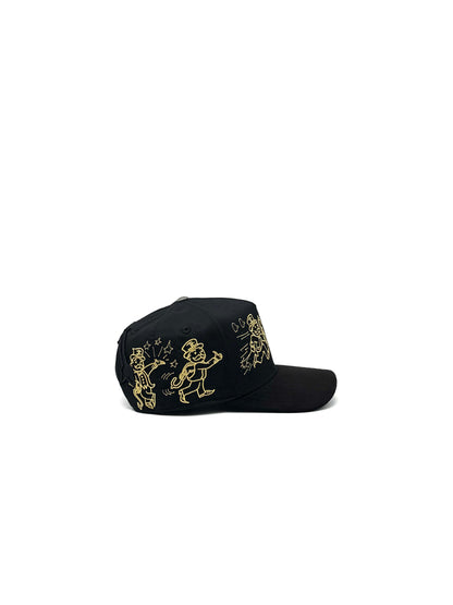 JC HATS "JUMP XY BLACK/GOLD"