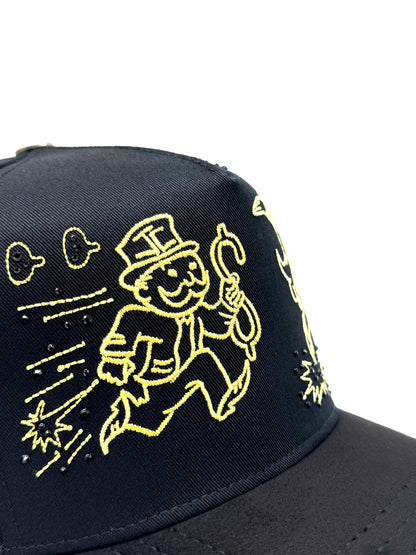 JC HATS "JUMP XY BLACK/GOLD"
