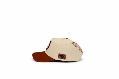CAPS FANS "HERRADURA BEIGE/CAFÉ"