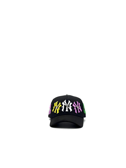 STAR HATS CLUB "NY BLACK RAINBOW ALL AROUND"