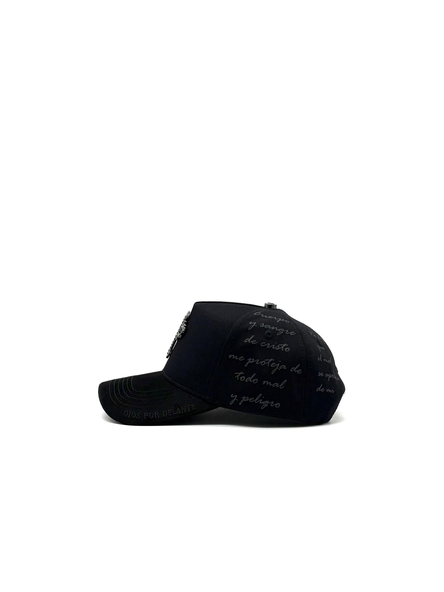 CAPS FANS  "CHROME CROSS BLACK"
