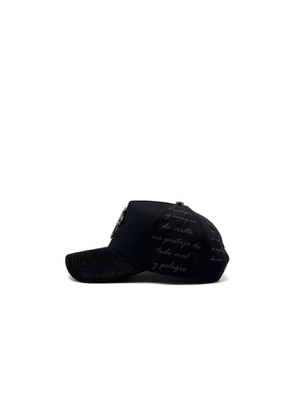 CAPS FANS  "CHROME CROSS BLACK"
