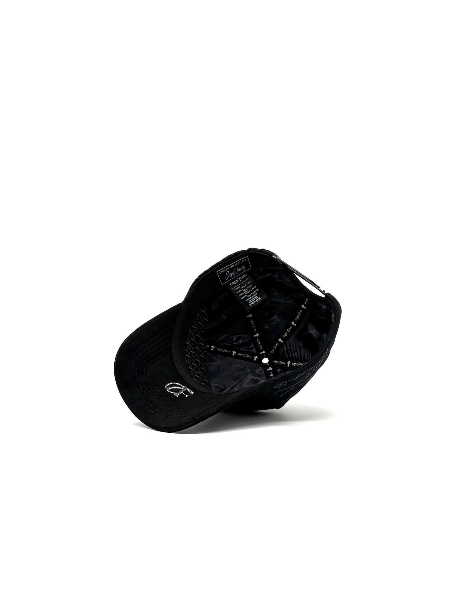 CAPS FANS  "CHROME CROSS BLACK"