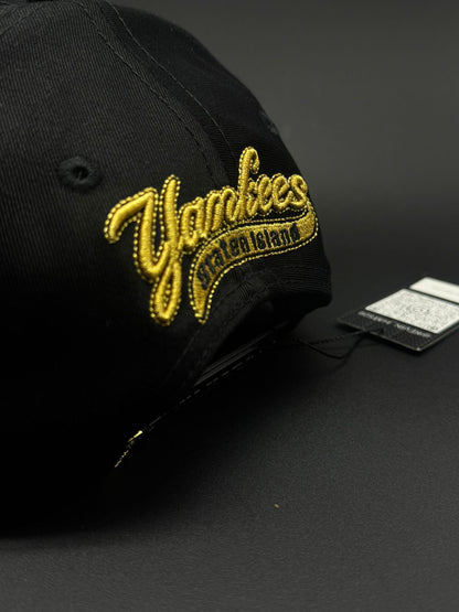 KEVIN HATS NY CRYSTALS GOLD