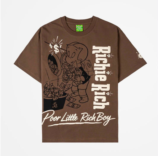PLAYERA RICHIE RICH "WASHING MONEY"
