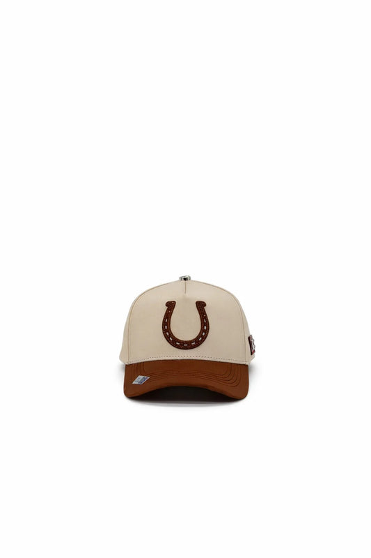 CAPS FANS "HERRADURA BEIGE/CAFÉ"