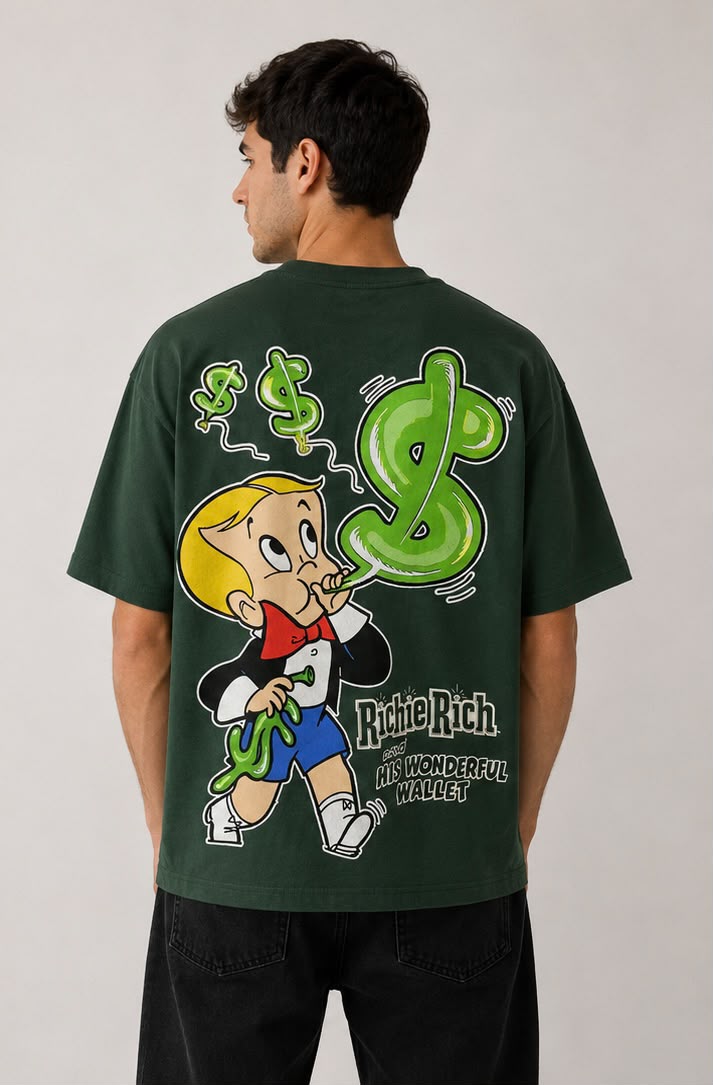 PLAYERA RICHIE RICH "DIAMONDS & MONOGRAM "