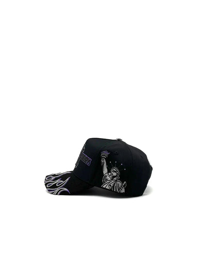CAPS FANS "NY FLAMES PURPLE"