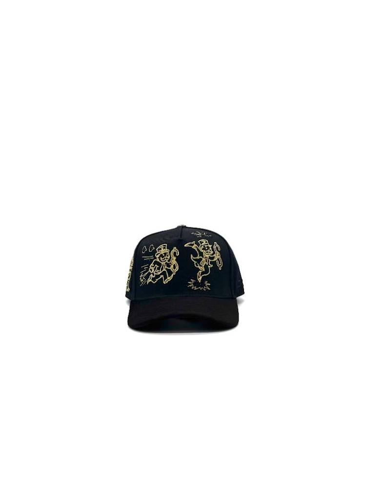 JC HATS "JUMP XY BLACK/GOLD"