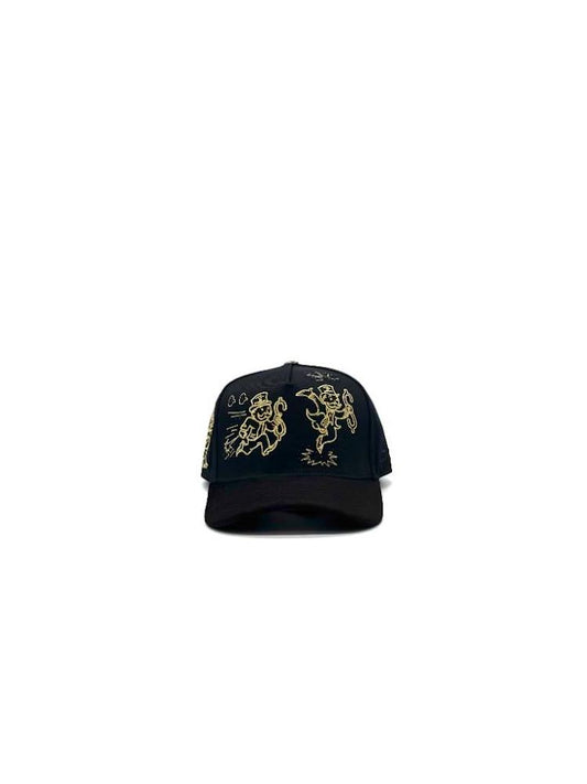 JC HATS "JUMP XY BLACK/GOLD"