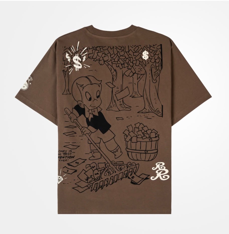 PLAYERA RICHIE RICH "WASHING MONEY"