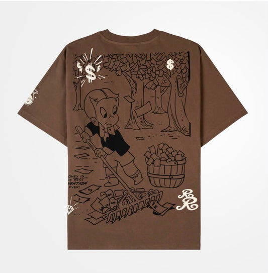 PLAYERA RICHIE RICH "WASHING MONEY"